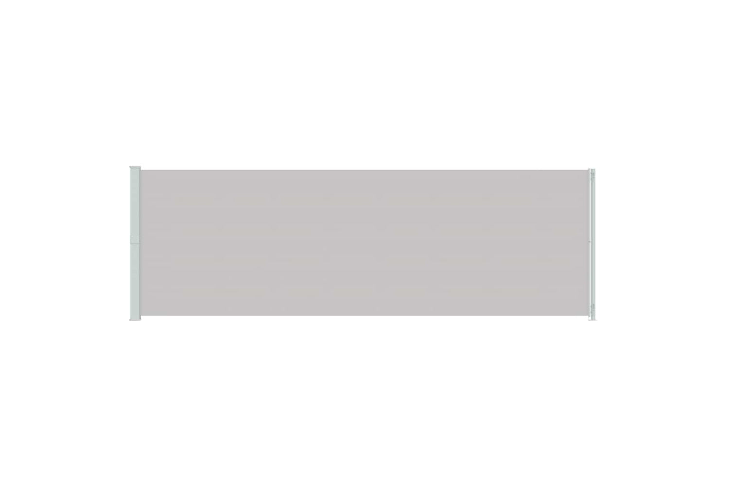 vidaXL 317974 Patio Retractable Side Awning 200x600cm Grey-3
