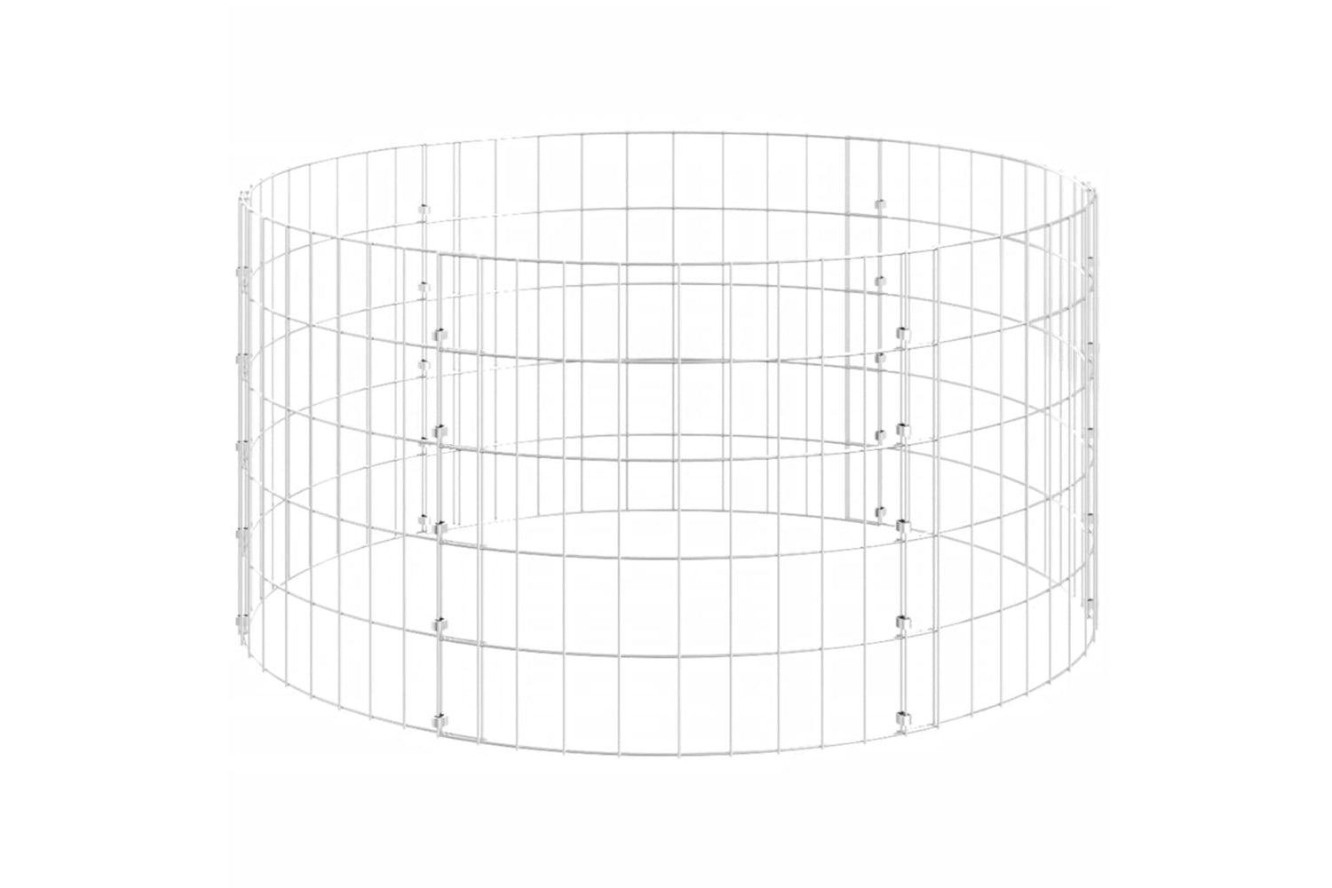 vidaXL 3115943 Garden Composter ÃƒÂƒÃ‚Â˜100x50cm Galvanised Steel-3