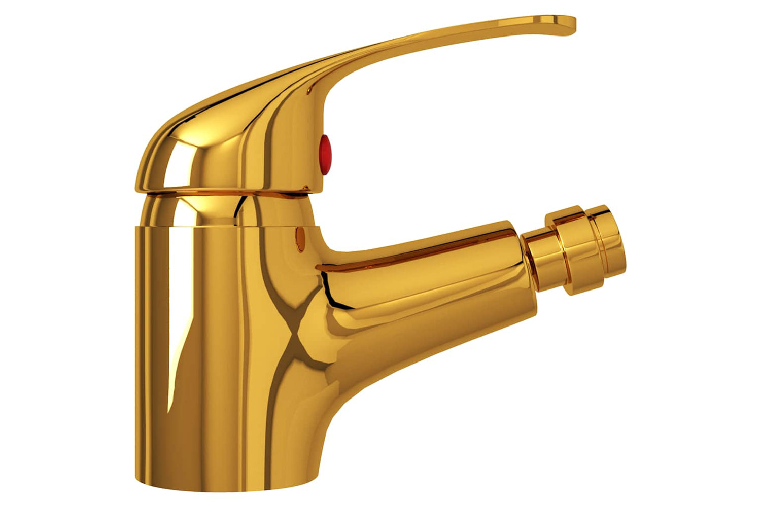 vidaXL 149085 Bathroom Bidet Mixer Tap Gold 13x12cm-3