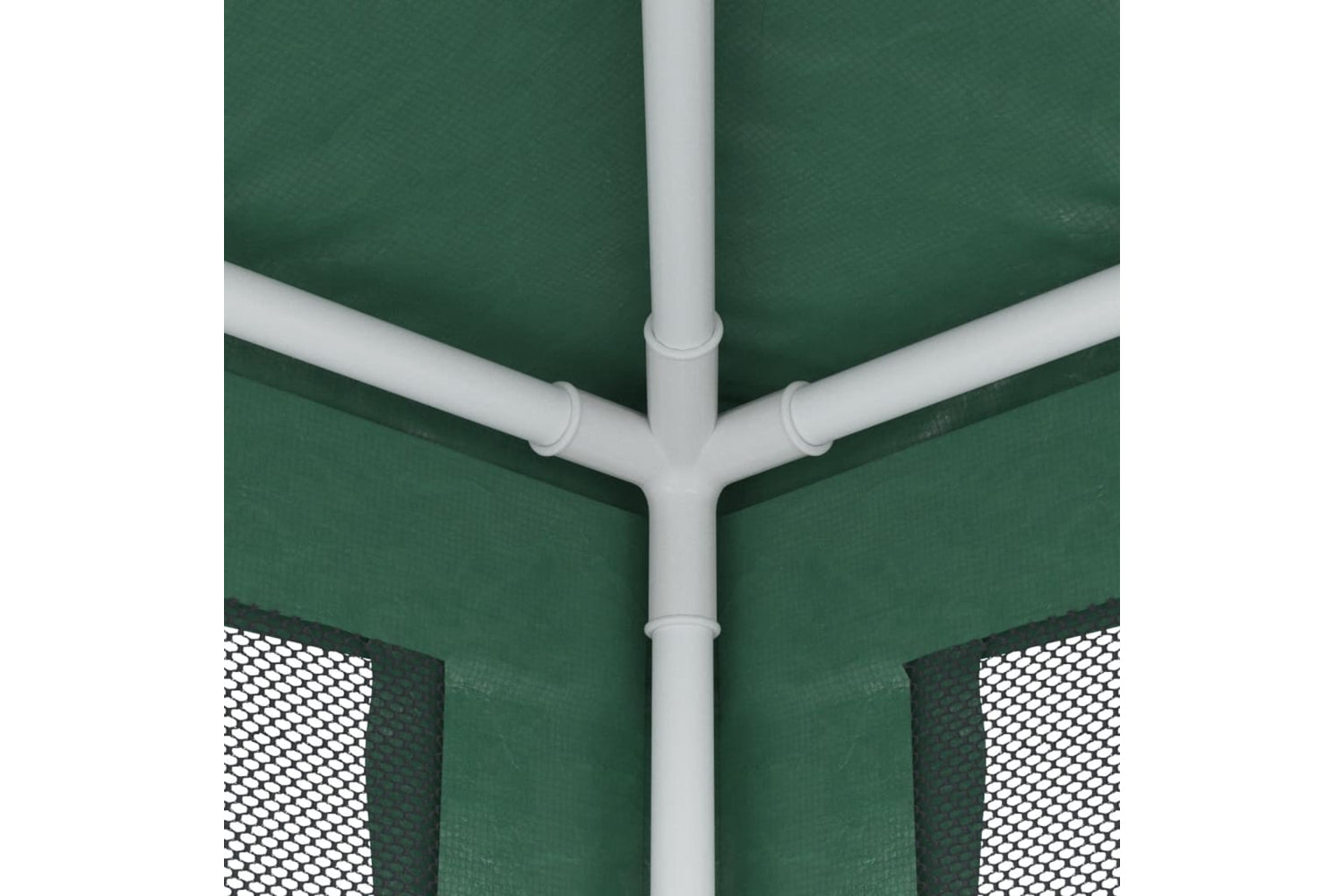 Vidaxl 319243 Party Tent With 8 Mesh Sidewalls Green 3x9 M Hdpe-5