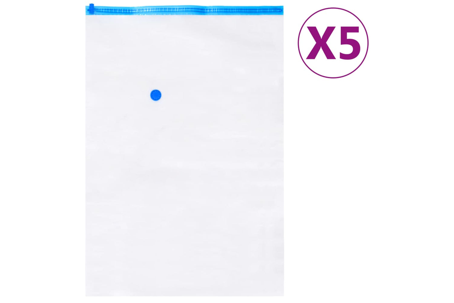 Vidaxl 51327 Vacuum Travel Storage Bags Clothing Bags 3 Sizes 20 Pcs-5
