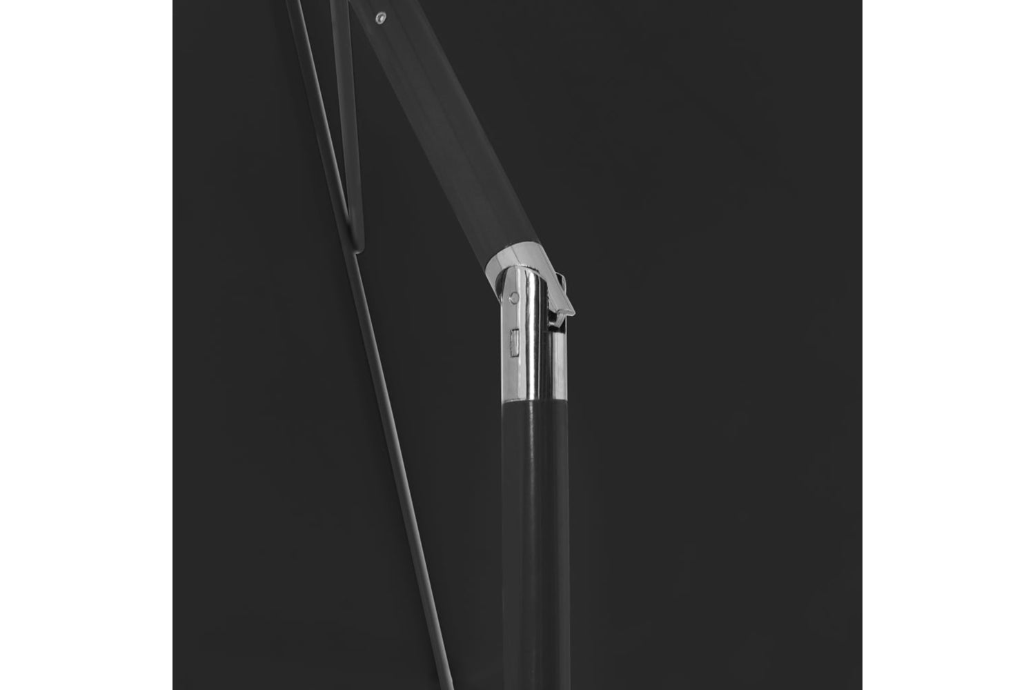 vidaXL 314725 Beach Umbrella Black 180x120cm-7