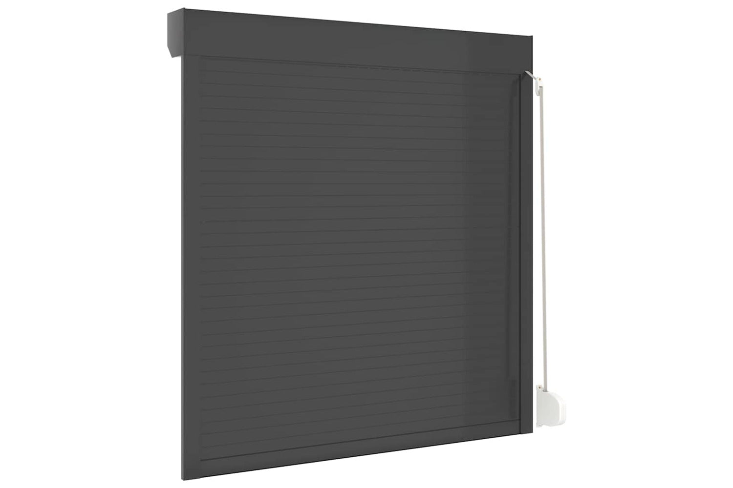 Vidaxl Roller Shutter Aluminium 130x140 Cm Anthracite-6