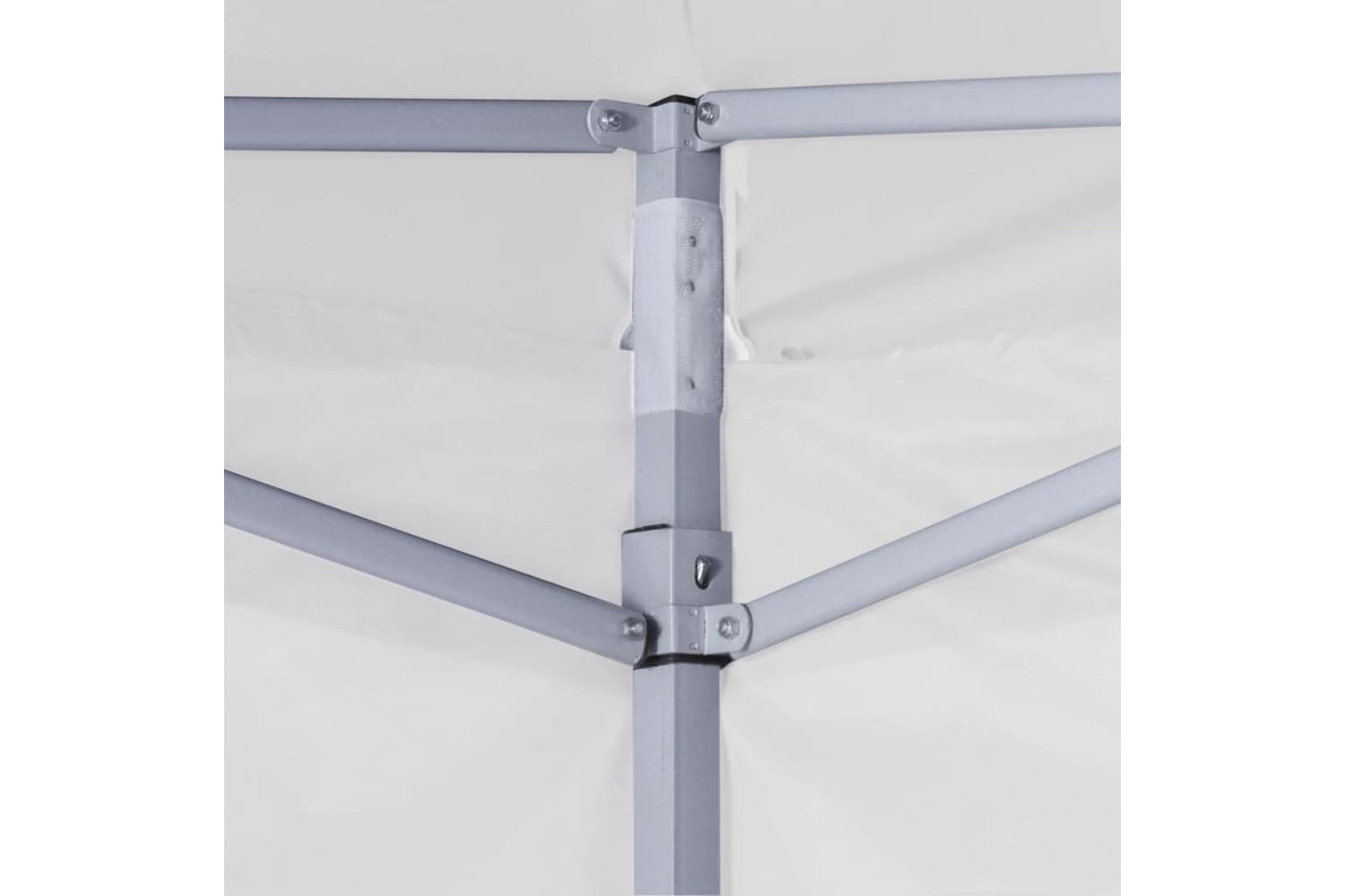 Vidaxl 48861 Professional Folding Party Tent With 4 Sidewalls 3x3 M Steel White-8