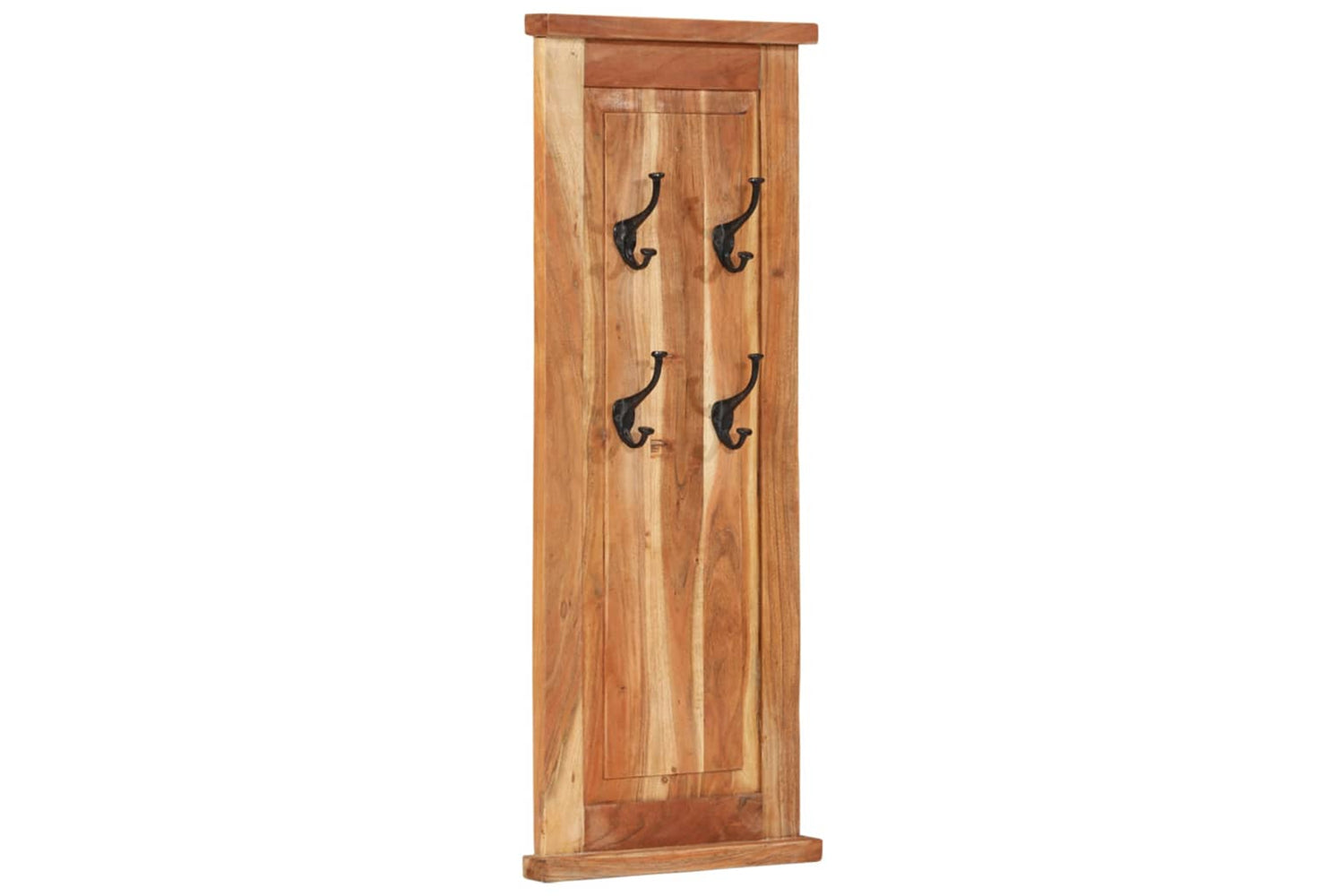 vidaXL 337854 Coat Racks 2 Pcs Solid Wood Acacia 38x100cm-9