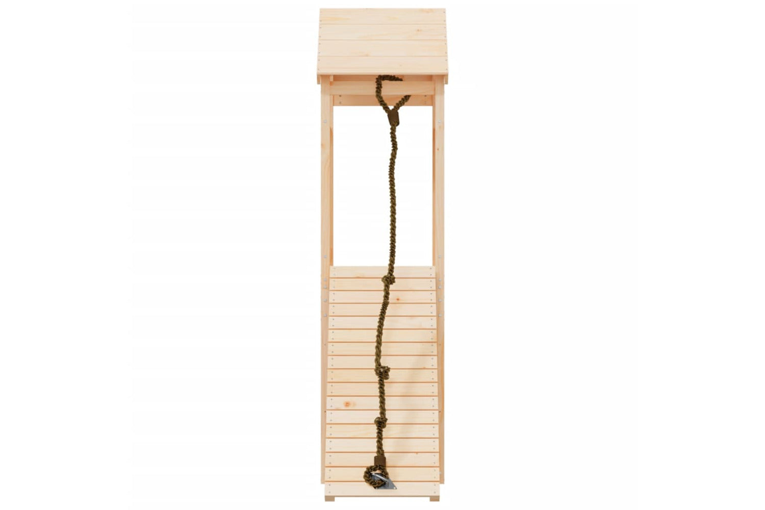 Vidaxl 3155810 Playhouse With Climbing Wall Solid Wood Pine-4