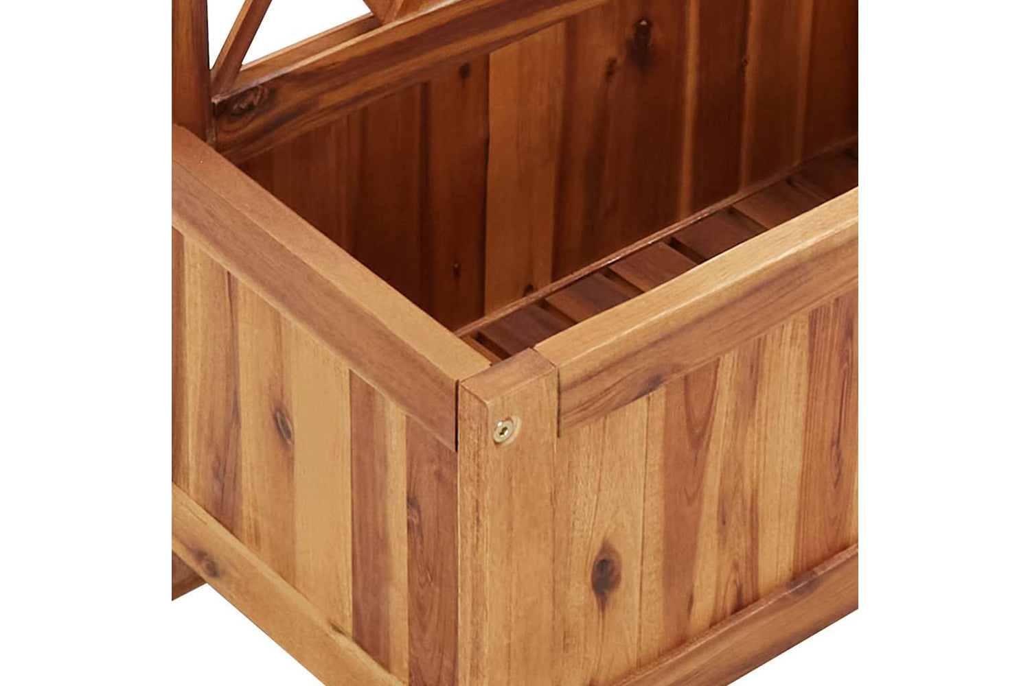 Vidaxl 316541 Garden Raised Bed With Trellis Solid Acacia Wood-6