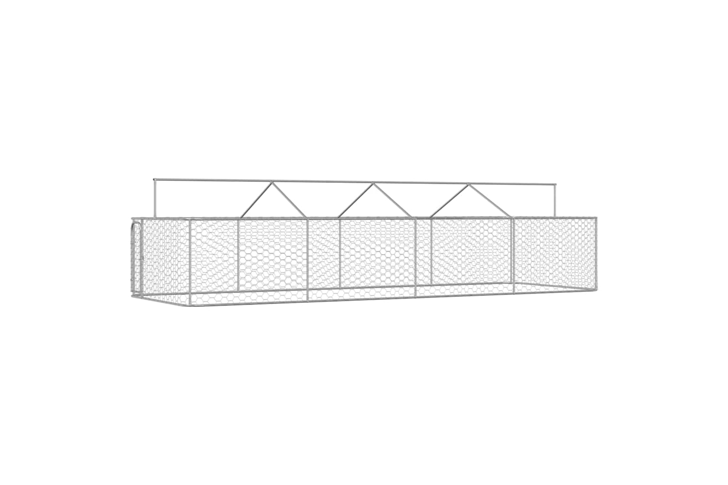 Vidaxl Outdoor Dog Kennel With Roof 600x200x150 Cm-6