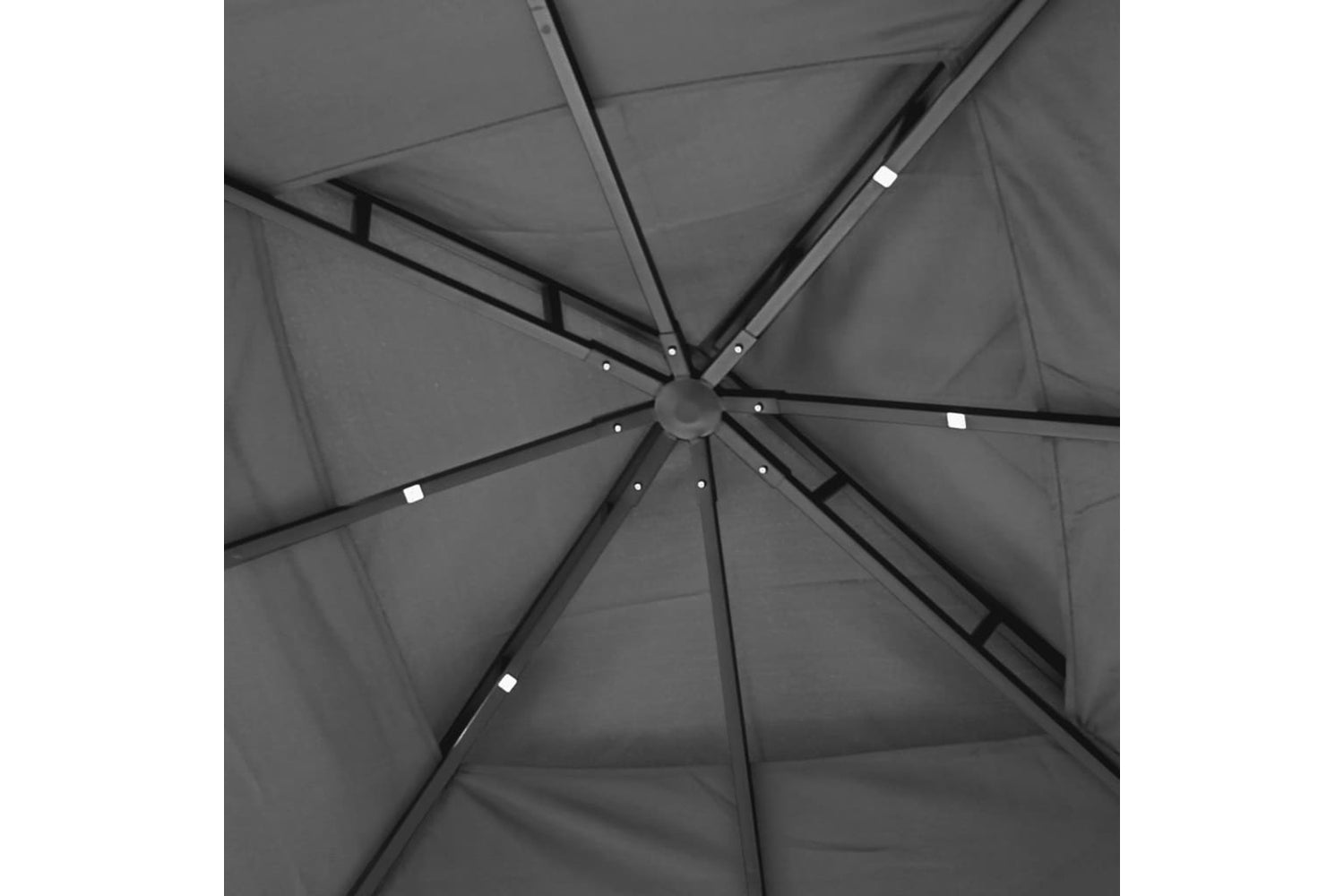 vidaXL 360141 Gazebo With Roof Anthracite 300x300x270cm Steel-4
