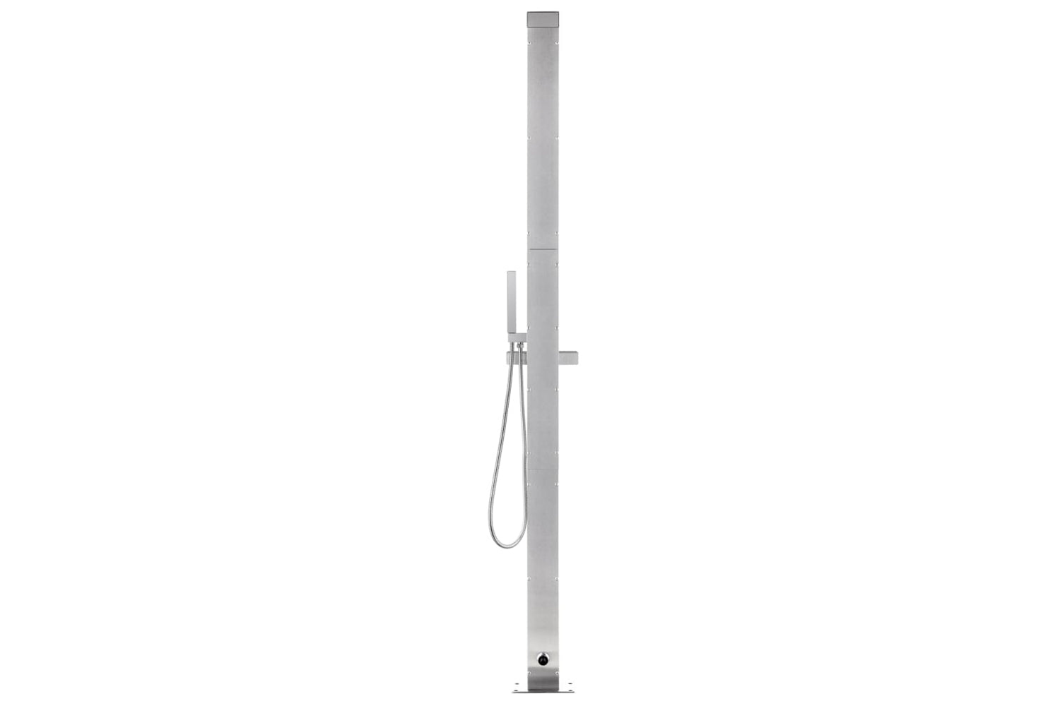 vidaXL 3070792 Garden Shower With Grey Base 225cm Stainless Steel-6