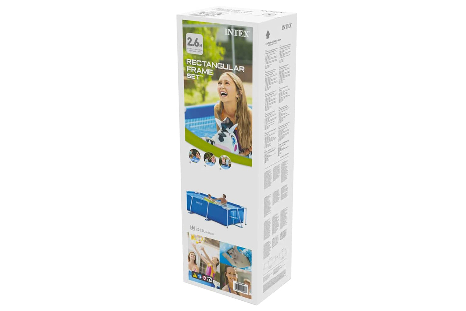 Intex 91482 Intex Swimming Pool Rectangular Frame 260x160x65 Cm 28271np-5