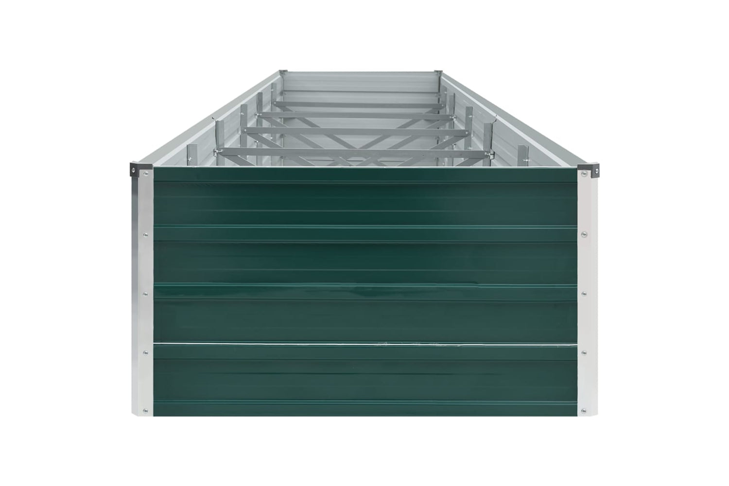 vidaXL 47065 Garden Raised Bed Galvanised Steel 480x80x45cm Green-3
