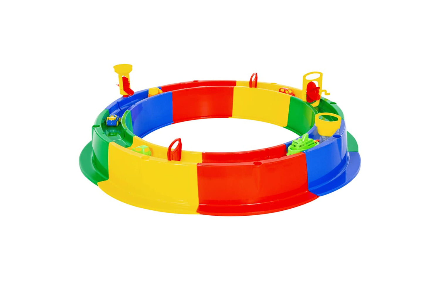 Polesie Wader 8 Piece Round Sandpit Set With Waterway 136 Cm Pp-4