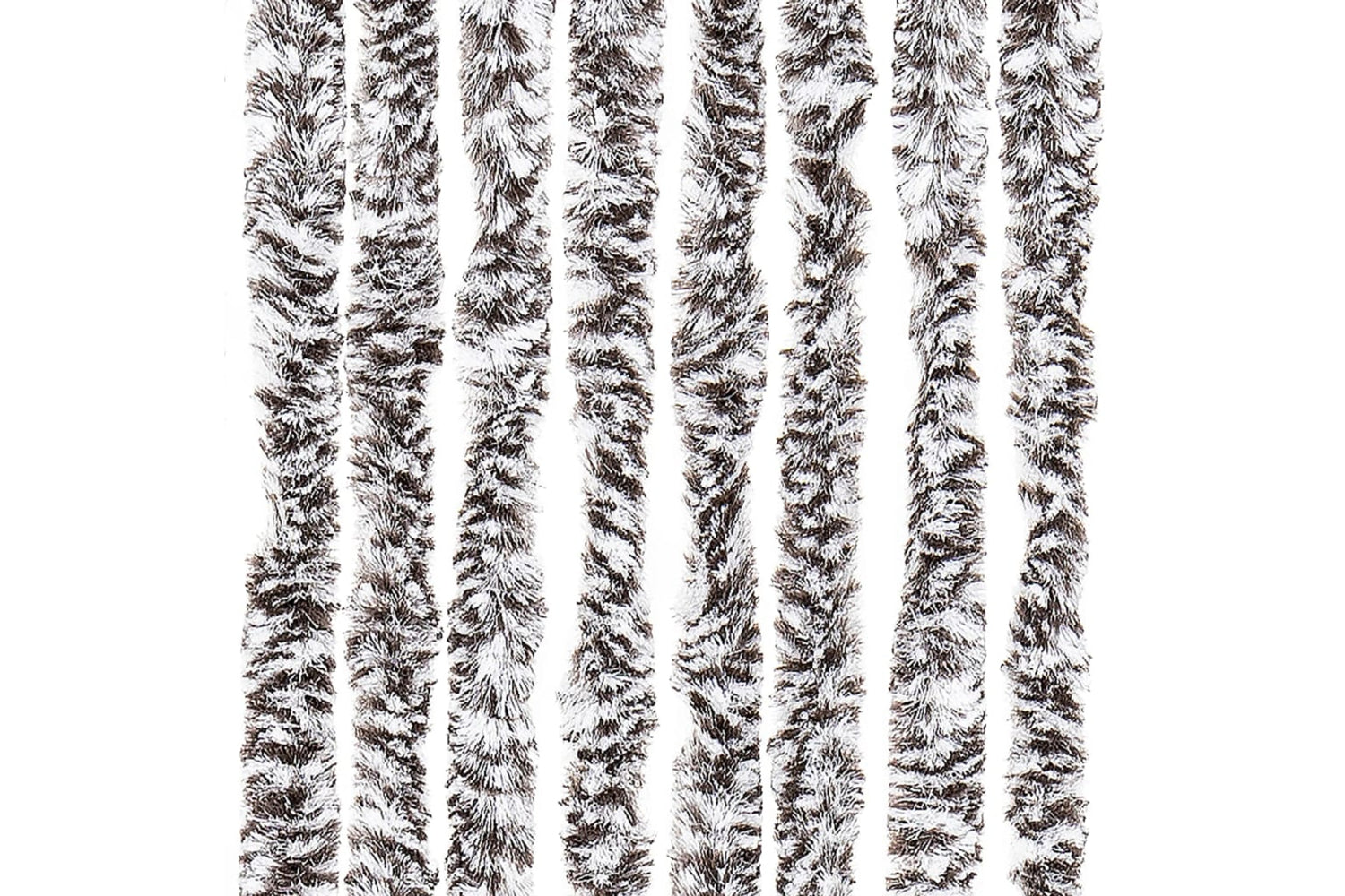 vidaXL Insect Curtain Brown And Beige 100x220cm Chenille-5