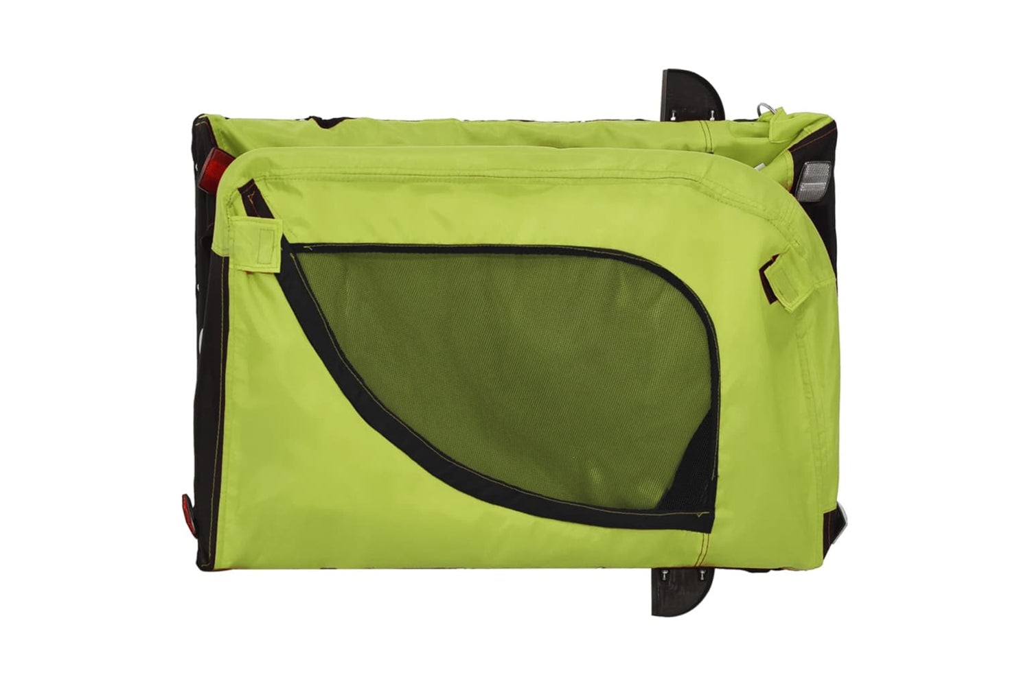 Vidaxl 94018 Pet Bike Trailer Green And Black Oxford Fabric And Iron-7