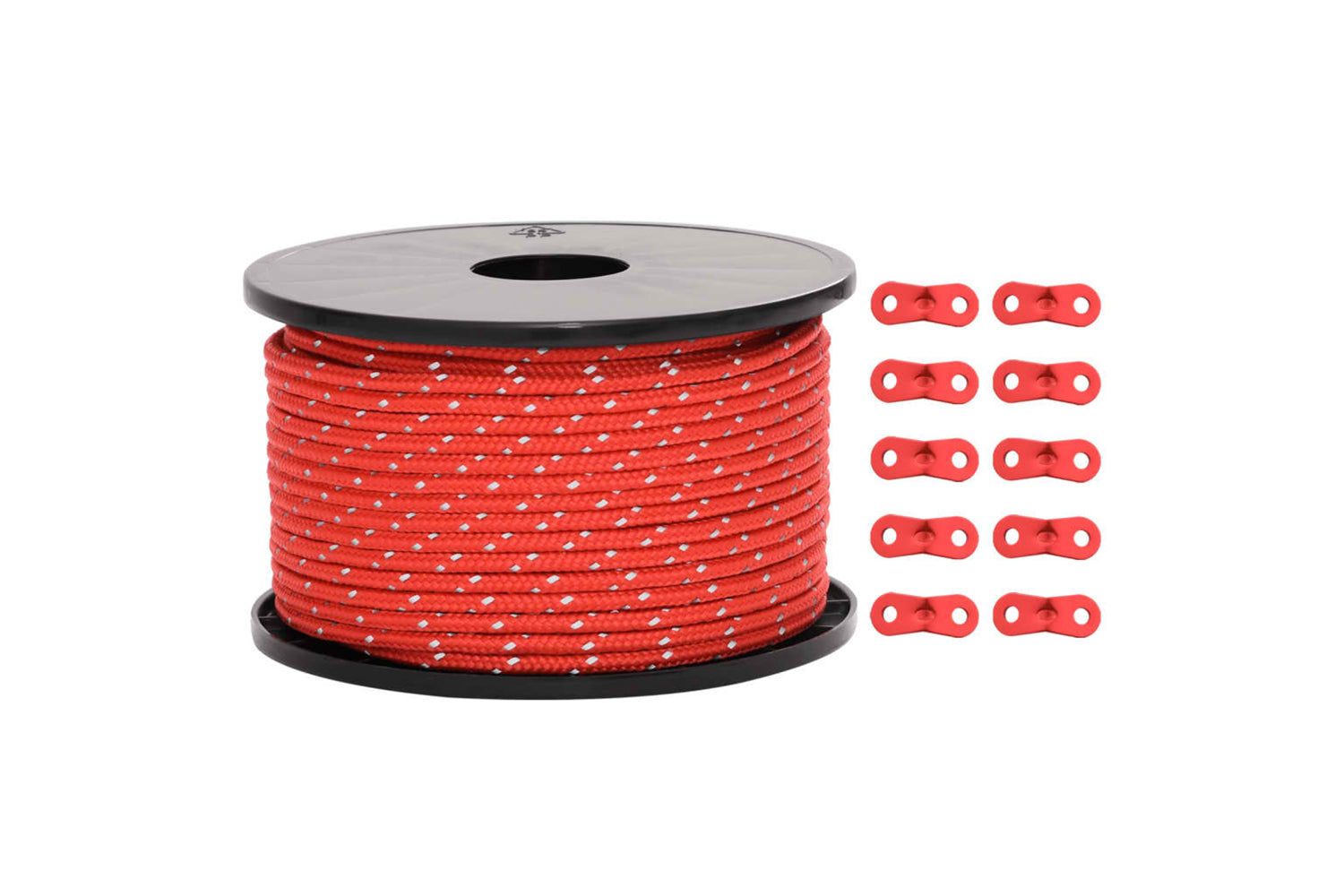 vidaXL 4008129 Tent Guy Rope With Reflective Strips And Spanners 50 M 5mm-2