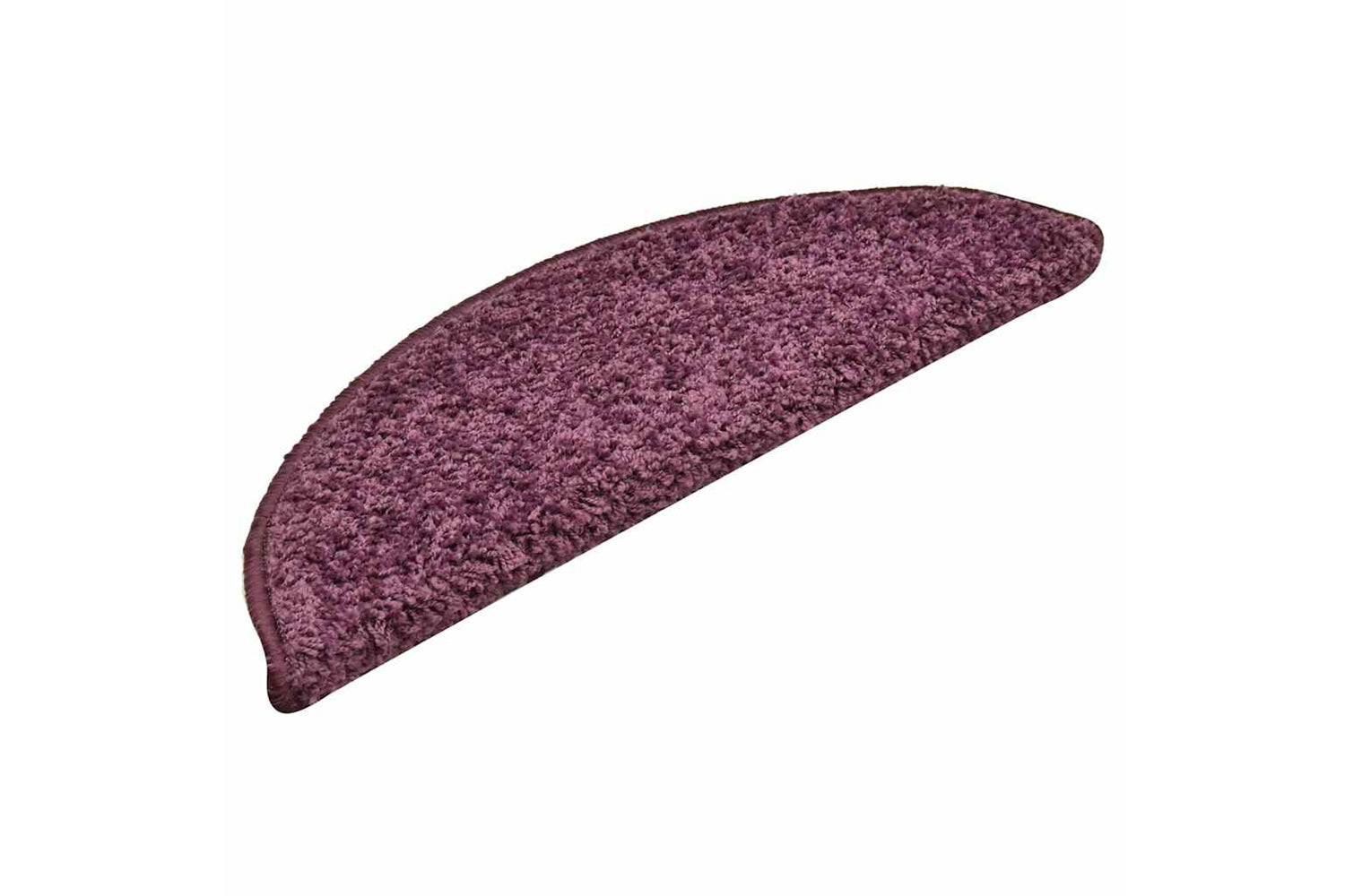 vidaXL 322384 Carpet Stair Treads 15 Pcs Dark Purple 56x17x3cm-2