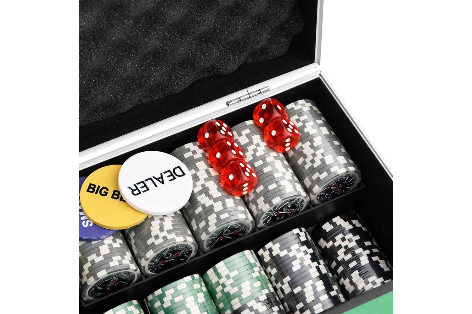 vidaXL 80412 Poker Chip Set 300 Pcs 11.5 G-7