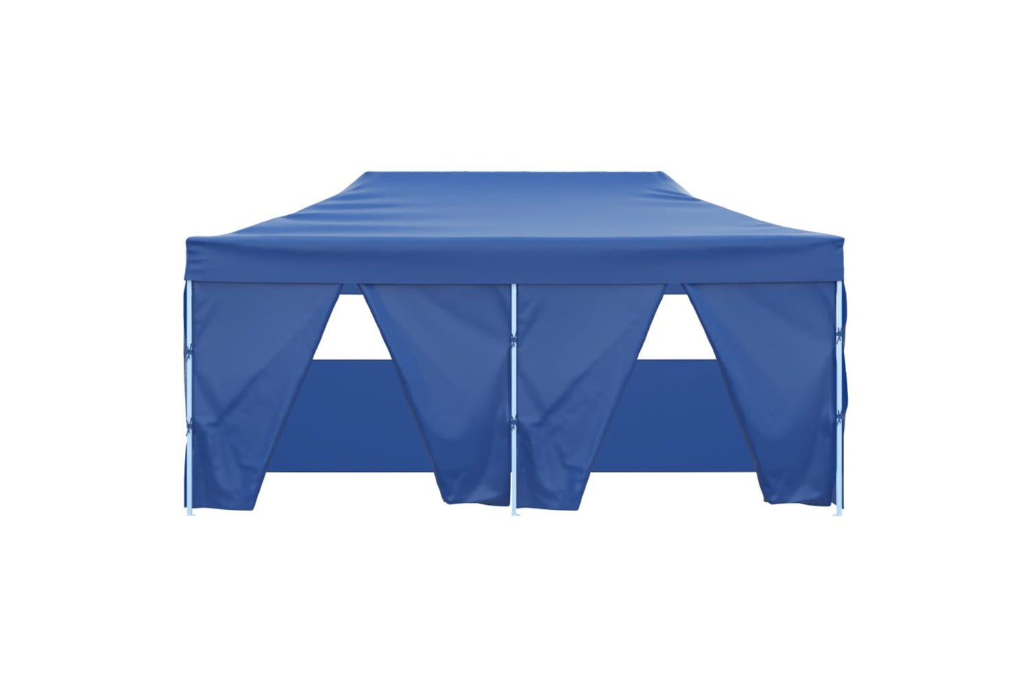 Vidaxl Professional Folding Party Tent With 4 Sidewalls 3x6 M Steel Blue-3