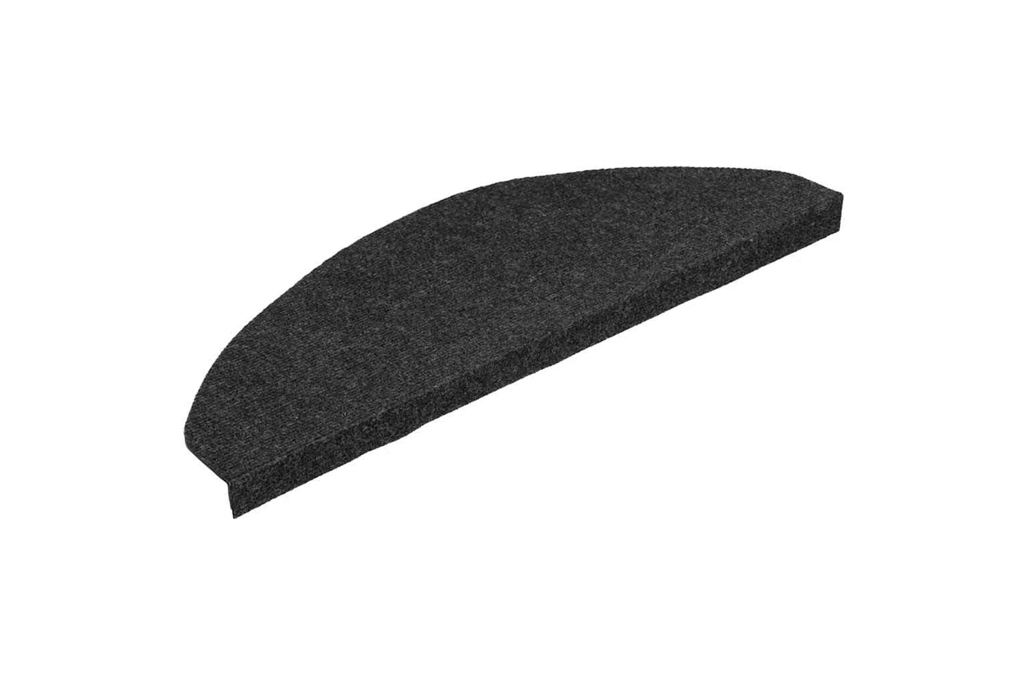 vidaXL 136396 Stair Mats Self-adhesive 15 Pcs 65x22.5x3.5cm Black-2