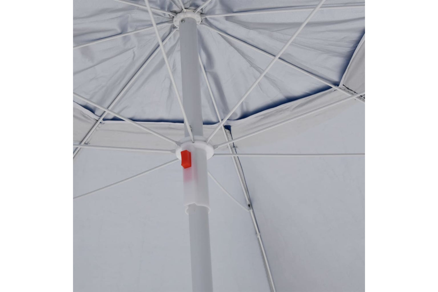 vidaXL 318837 Beach Umbrella With Side Walls Blue 215cm-7