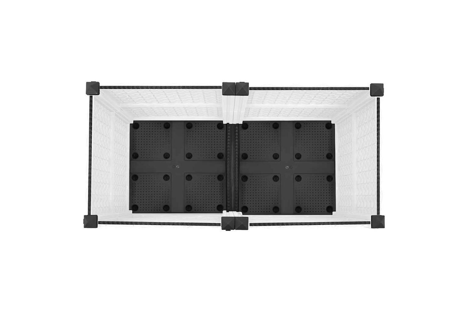 vidaXL Raised Bed 80x40x38cm Polypropylene-6