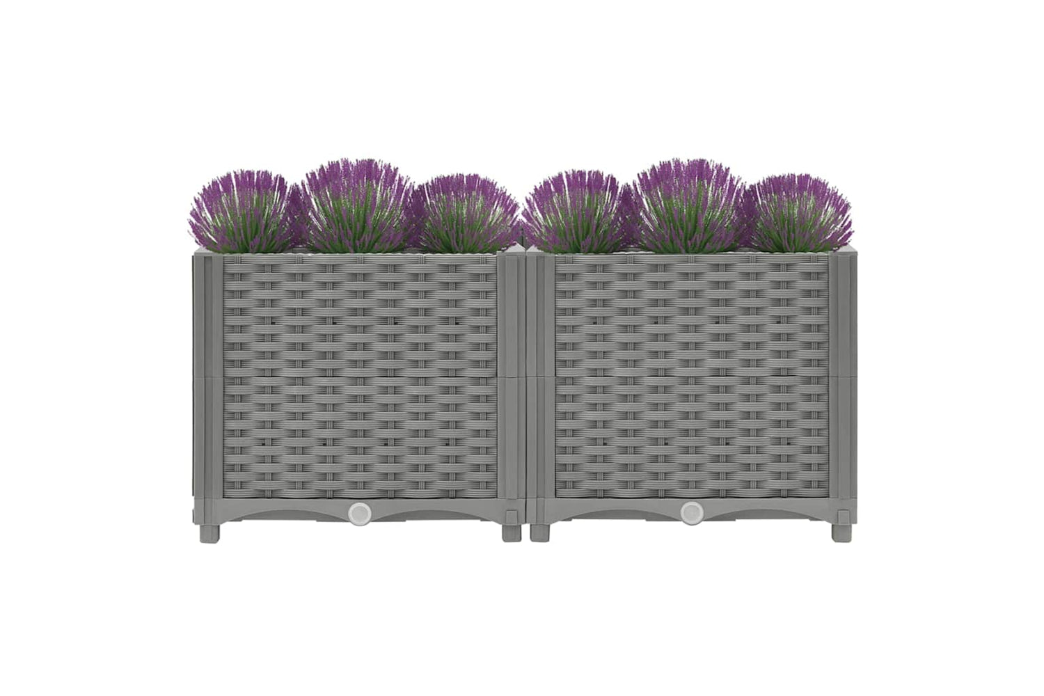 vidaXL Raised Bed 80x40x38cm Polypropylene-3