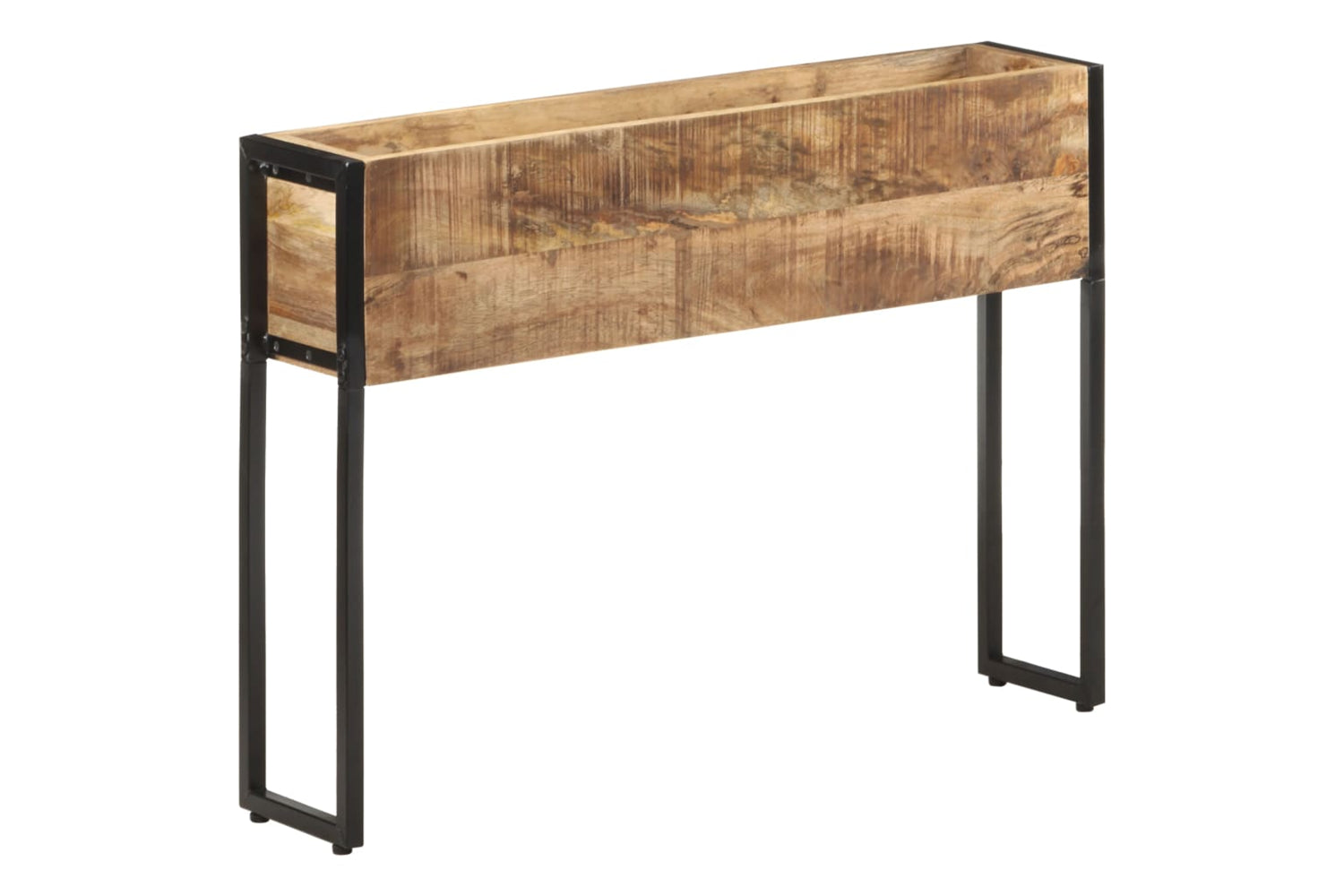 vidaXL 321938 Planter 90x20x68cm Rough Mango Wood-9
