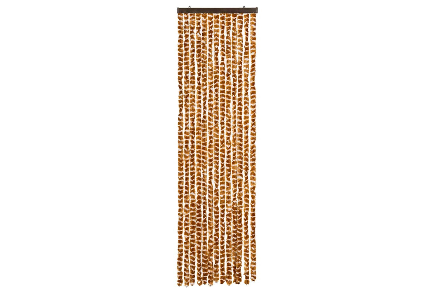 vidaXL Insect Curtain Ochre And White 56x185cm Chenille-2