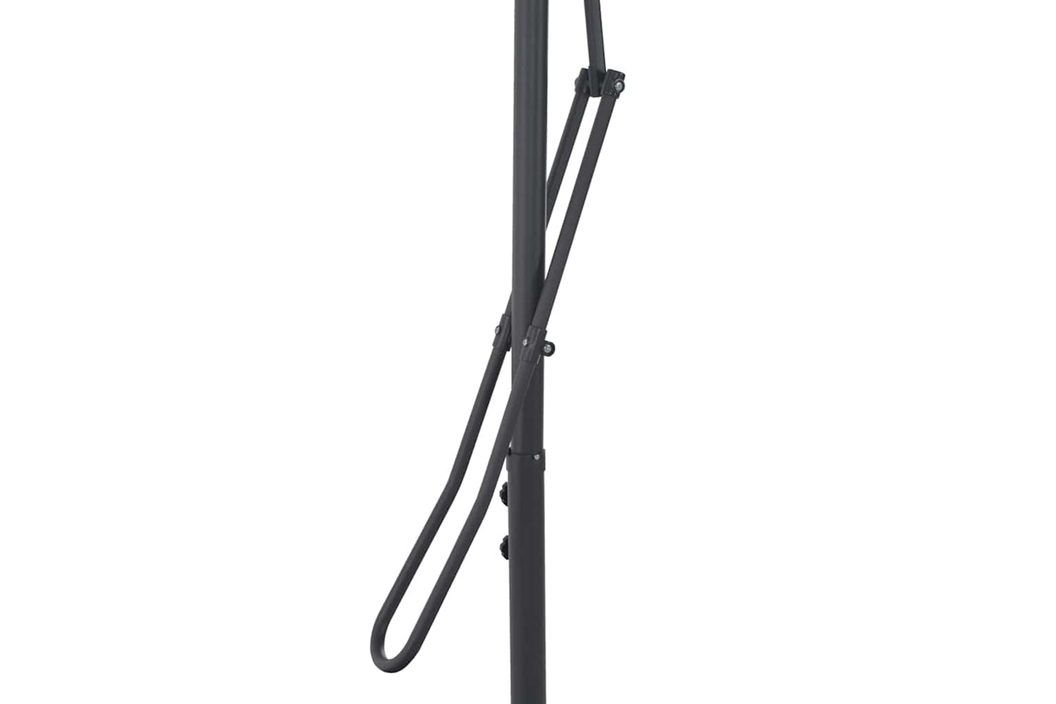 vidaXL 312514 Outdoor Parasol With Steel Pole Bordeaux Red 250x250x230cm-5