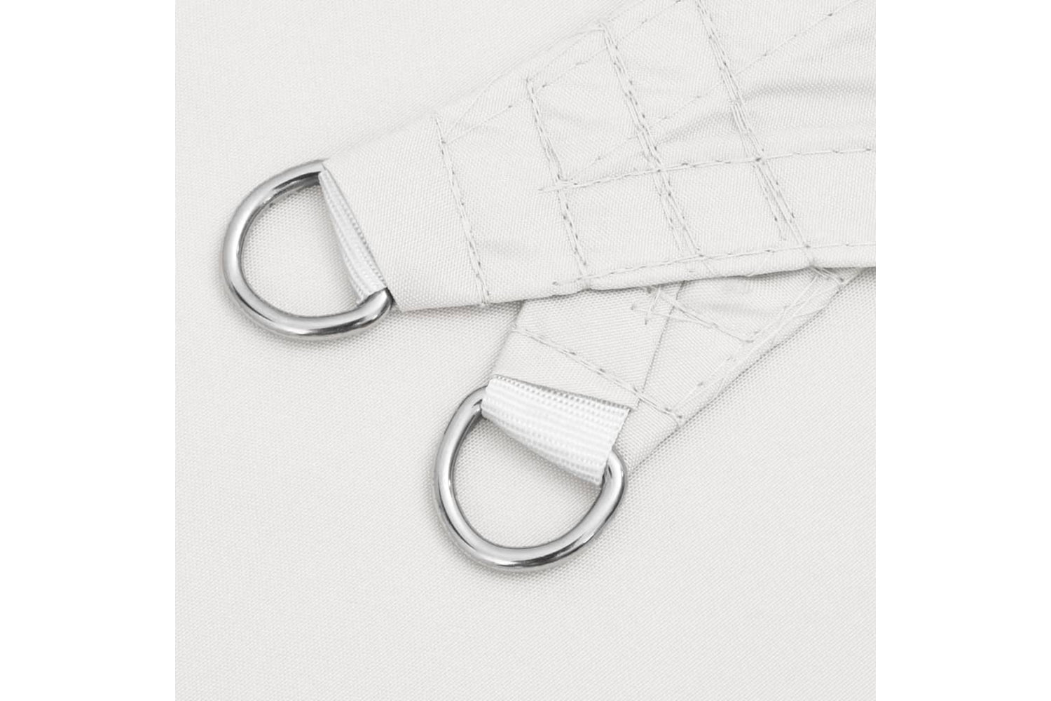 Vidaxl 135293 Sunshade Sail Oxford Fabric Triangular 5x5x6 M White-5