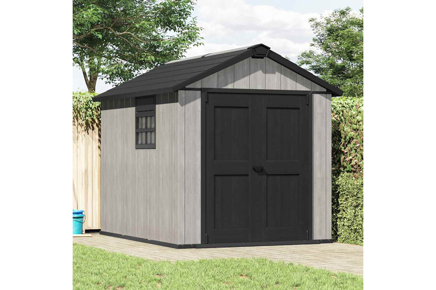 Keter 404245 Garden Shed Oakland 759 Anthracite-2