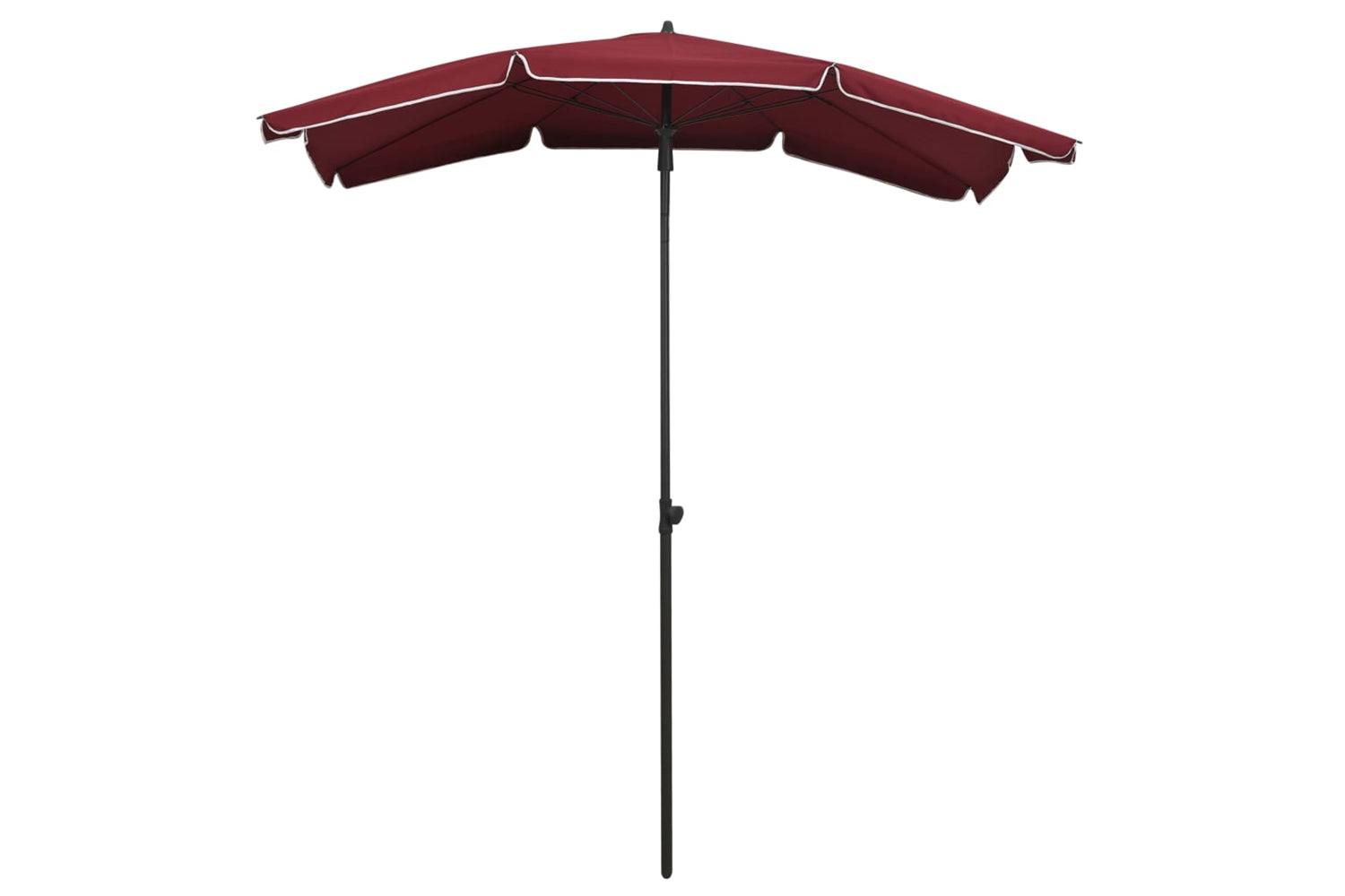 vidaXL 315555 Garden Parasol With Pole 200x130cm Bordeaux Red-2