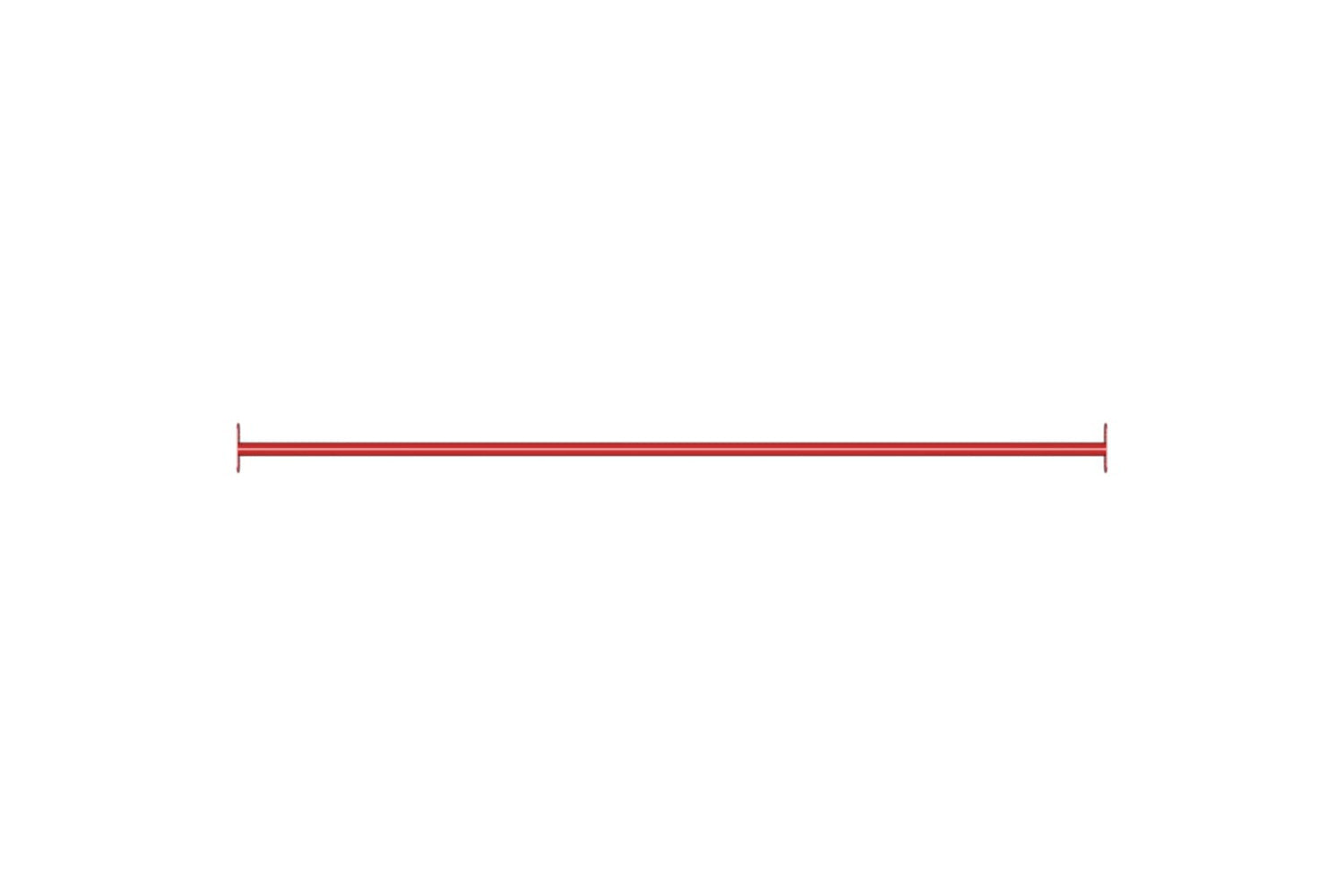 vidaXL 93198 Turning Bar 125cm Steel Red-2