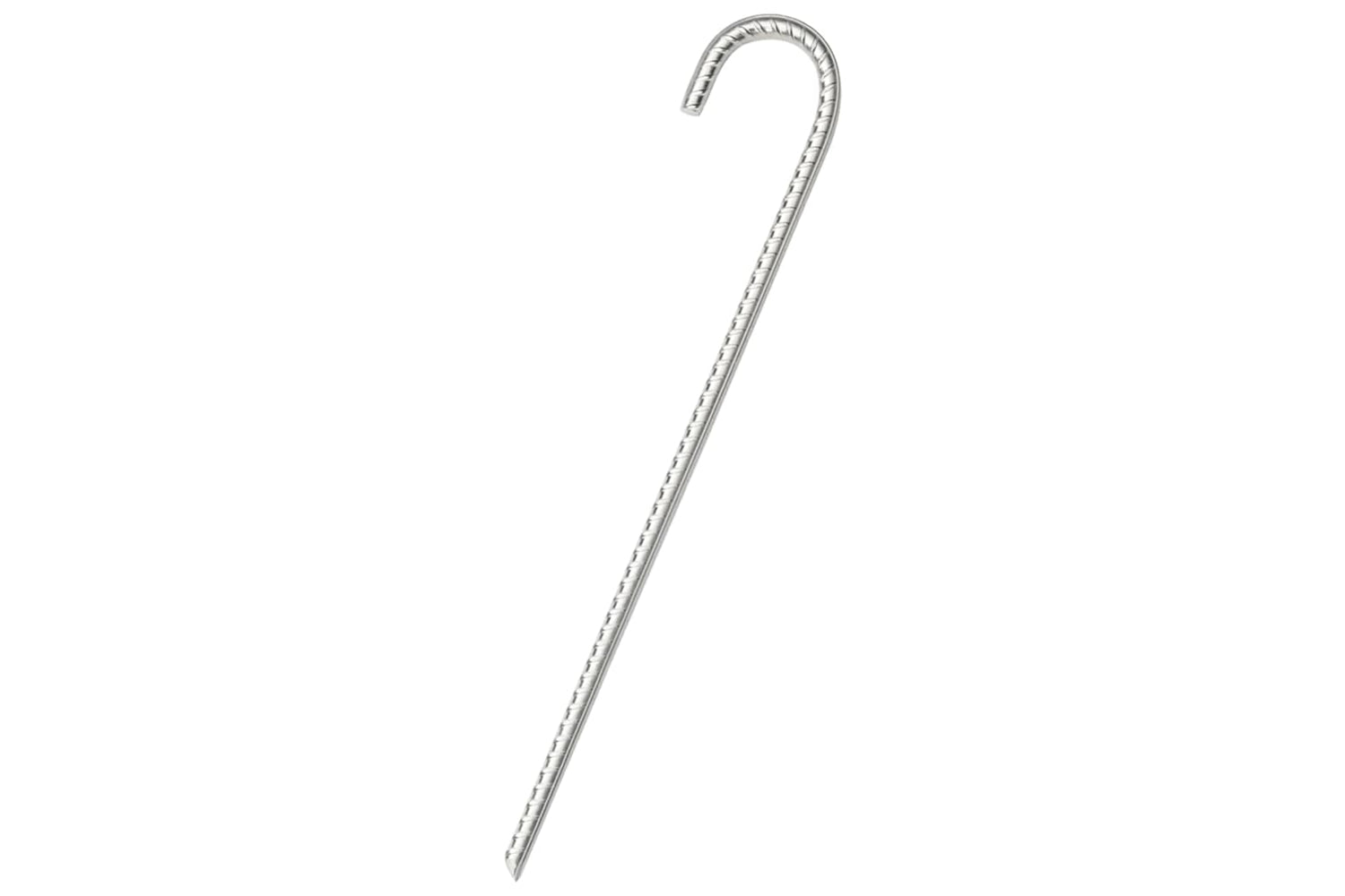 vidaXL 4009342 Tent Pegs 12 Pcs 37cm x 10mm Galvanised Steel-2