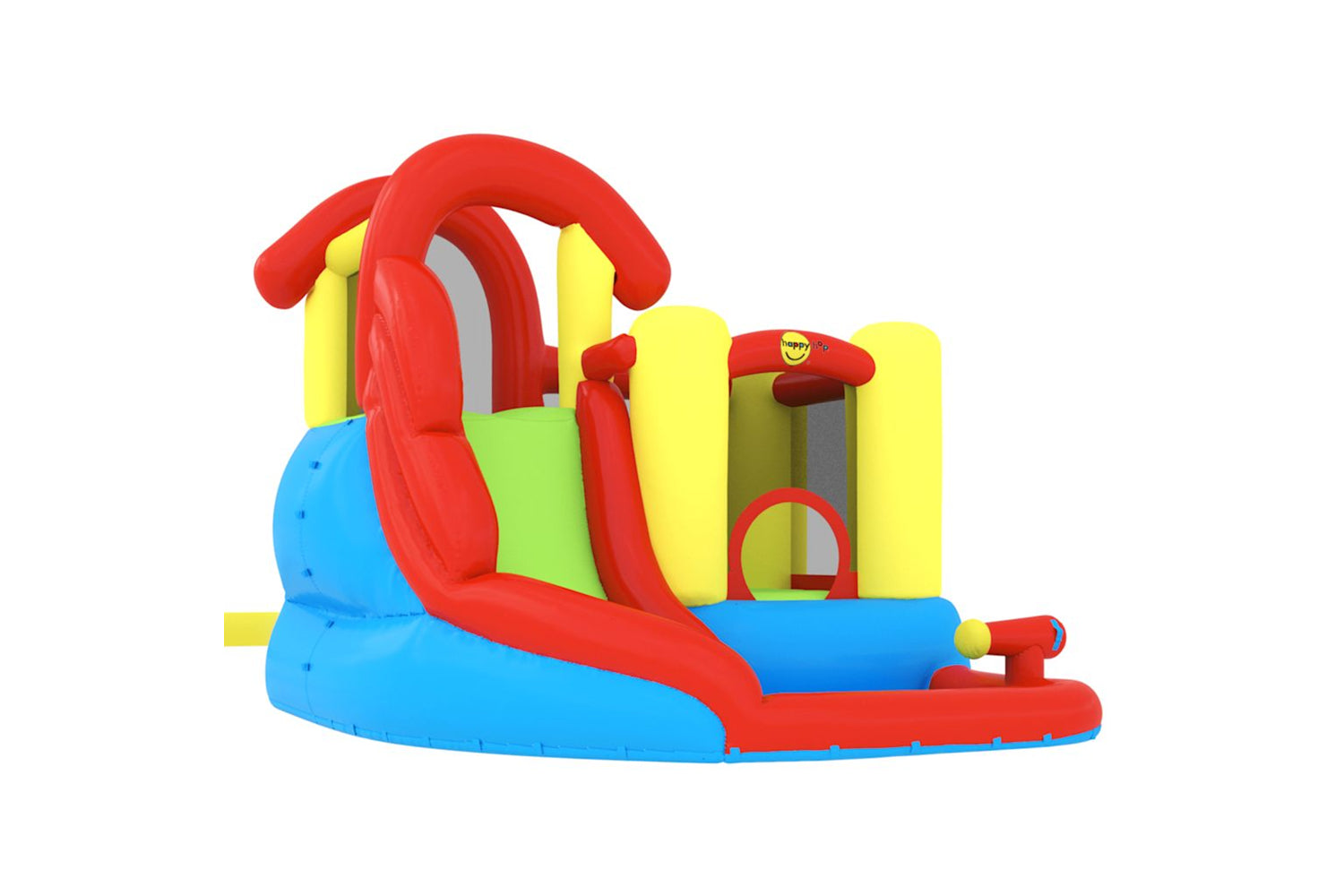 Happy Hop - 94242 Bouncy Castle With Slide And Splash Pool 280x319x211 Cm-2