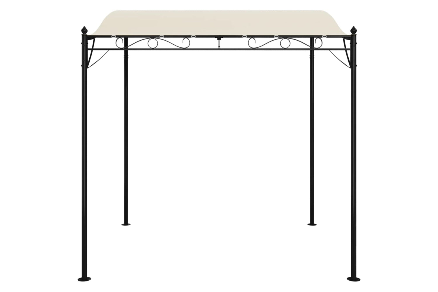 Vidaxl 362391 Canopy Cream 2x2.3 M 180 G/mâ² Fabric And Steel-2