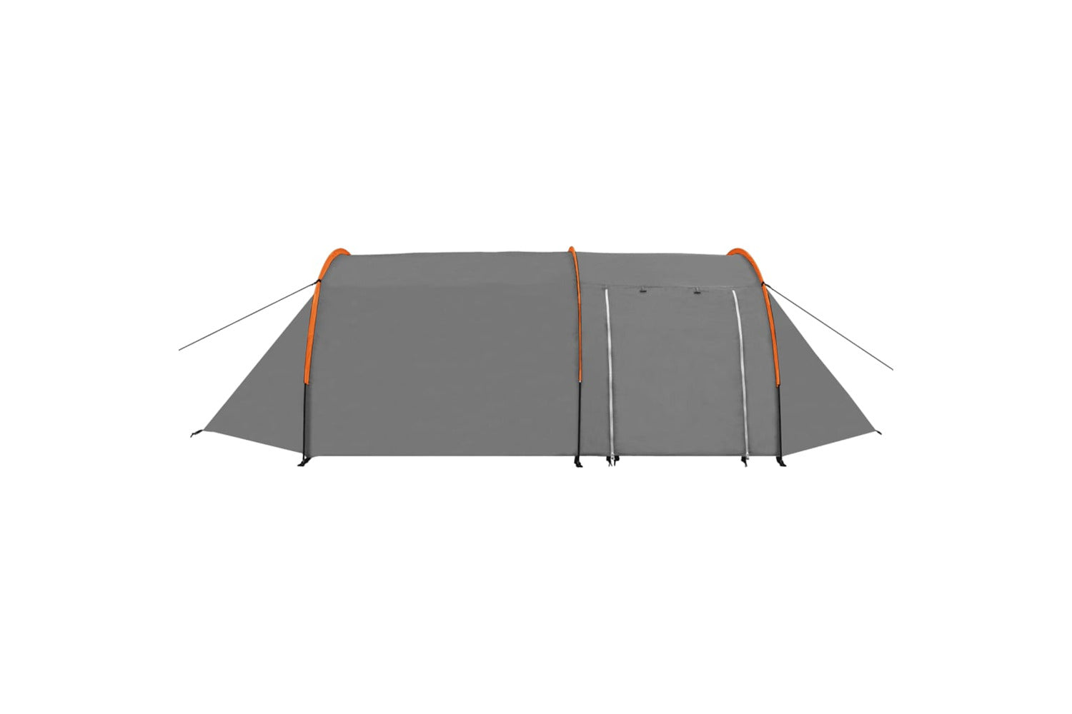 Vidaxl 93182 Camping Tent 4 Persons Grey And Orange-2