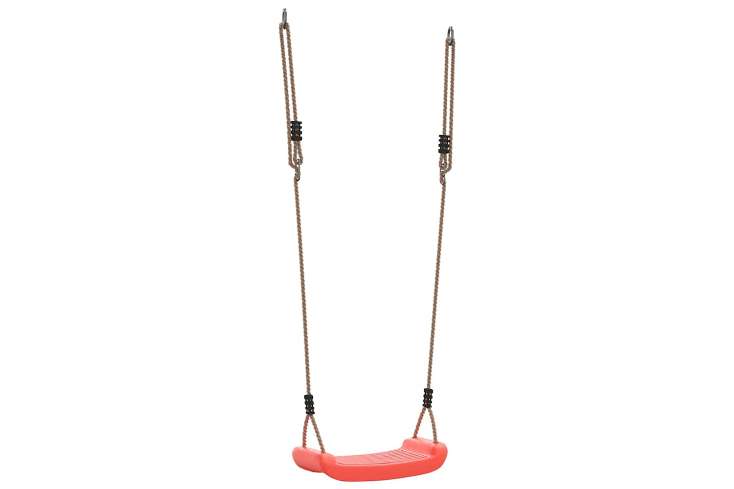 Vidaxl Outdoor Swing Seat For Kids Single With Adjustable Rope Red-5