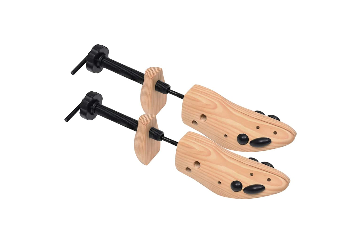 Vidaxl 30173 Shoe Trees 2 Pairs Size 41-46 Solid Pine Wood-2