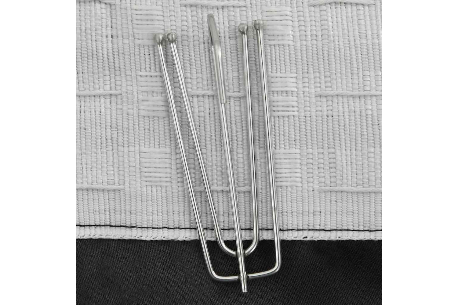 Vidaxl Linen-look Blackout Curtains With Hooks 2 Pcs Anthracite 140x245 Cm-2
