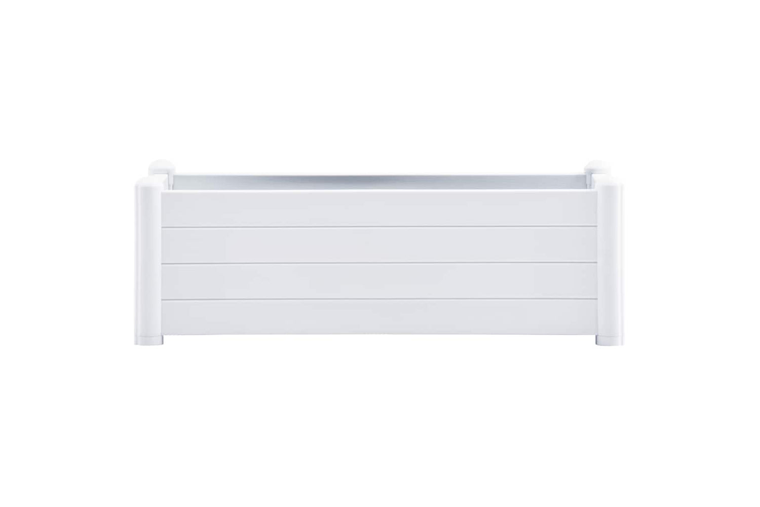vidaXL 313975 Garden Raised Bed Pp White 100x43x35cm-2