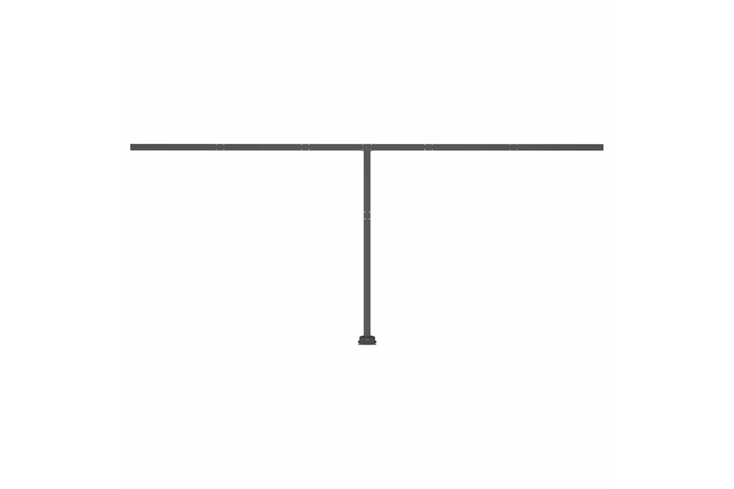 Vidaxl Freestanding Manual Retractable Awning 600x300 Cm Cream-8