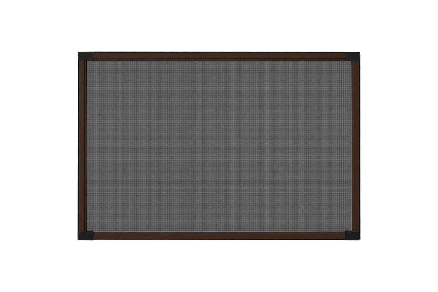 Vidaxl Extendable Insect Screen For Windows Brown-4