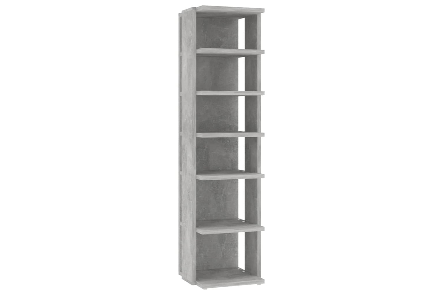 vidaXL 808494 Shoe Cabinets 2 Pcs Concrete Grey 27.5x27x102cm-3