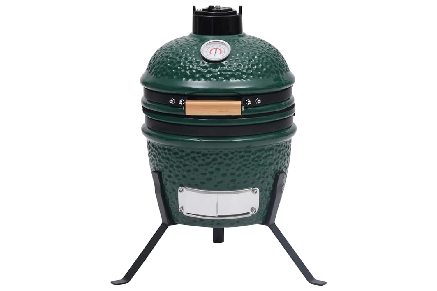 Vidaxl 2-in-1 Kamado Barbecue Grill Smoker Ceramic 56 Cm Green-3