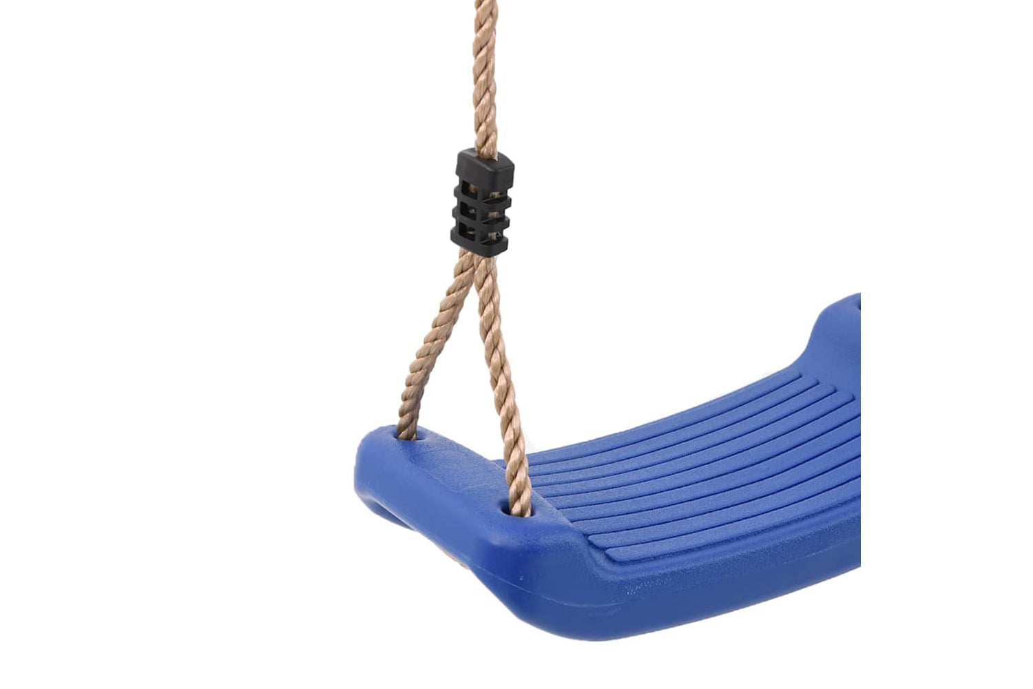 Vidaxl Outdoor Swing Seat For Kids Single With Adjustable Rope Blue-6