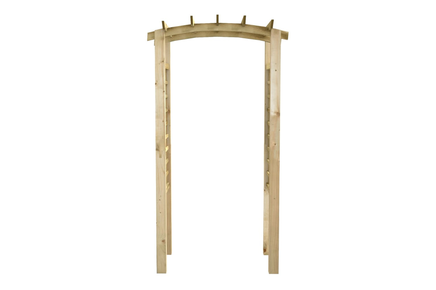 vidaXL 318560 Trellis Arch 110x60x210cm Impregnated Solid Wood Pine-2