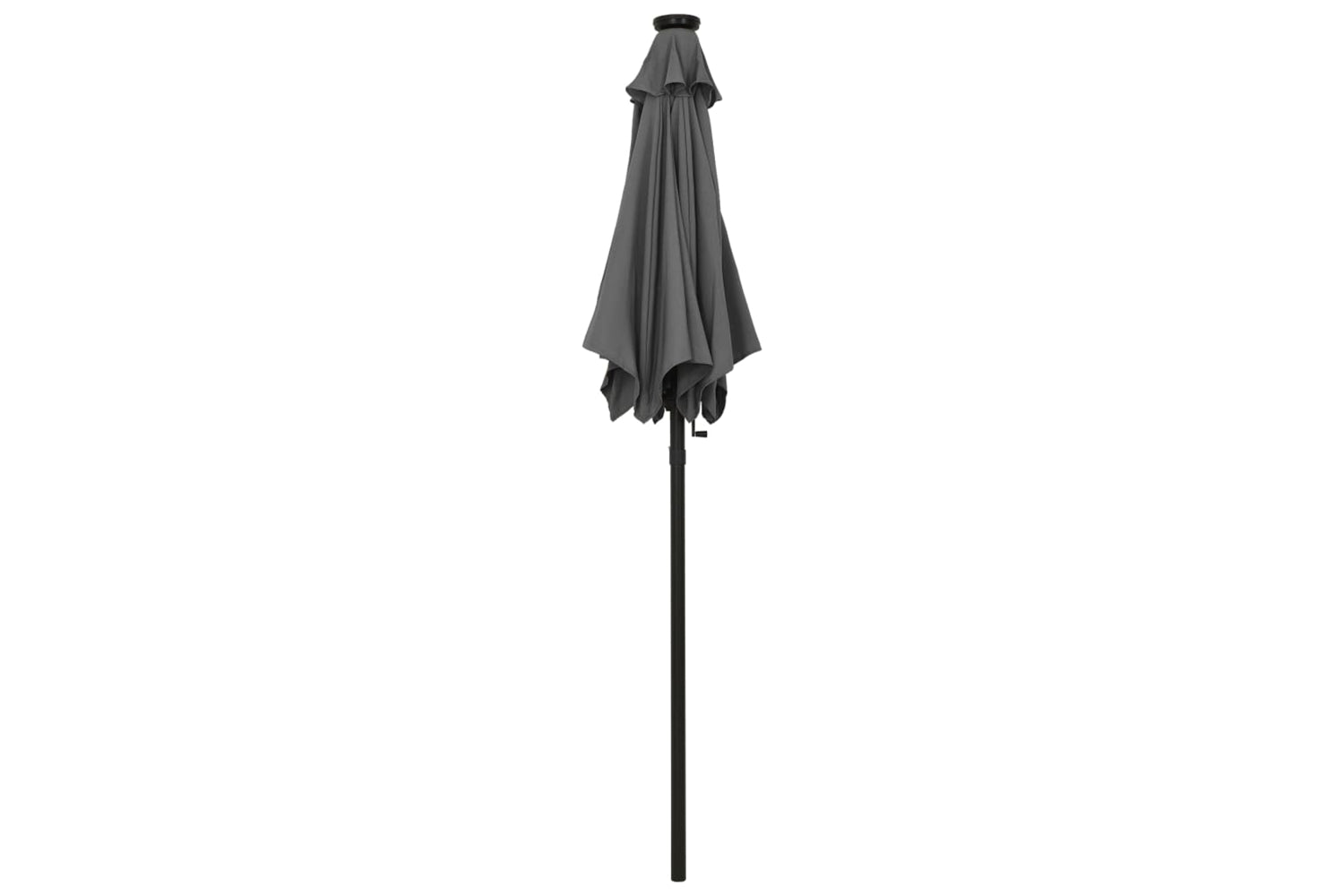 Vidaxl 313559 Parasol With Led Lights Anthracite 200x211 Cm Aluminium-3