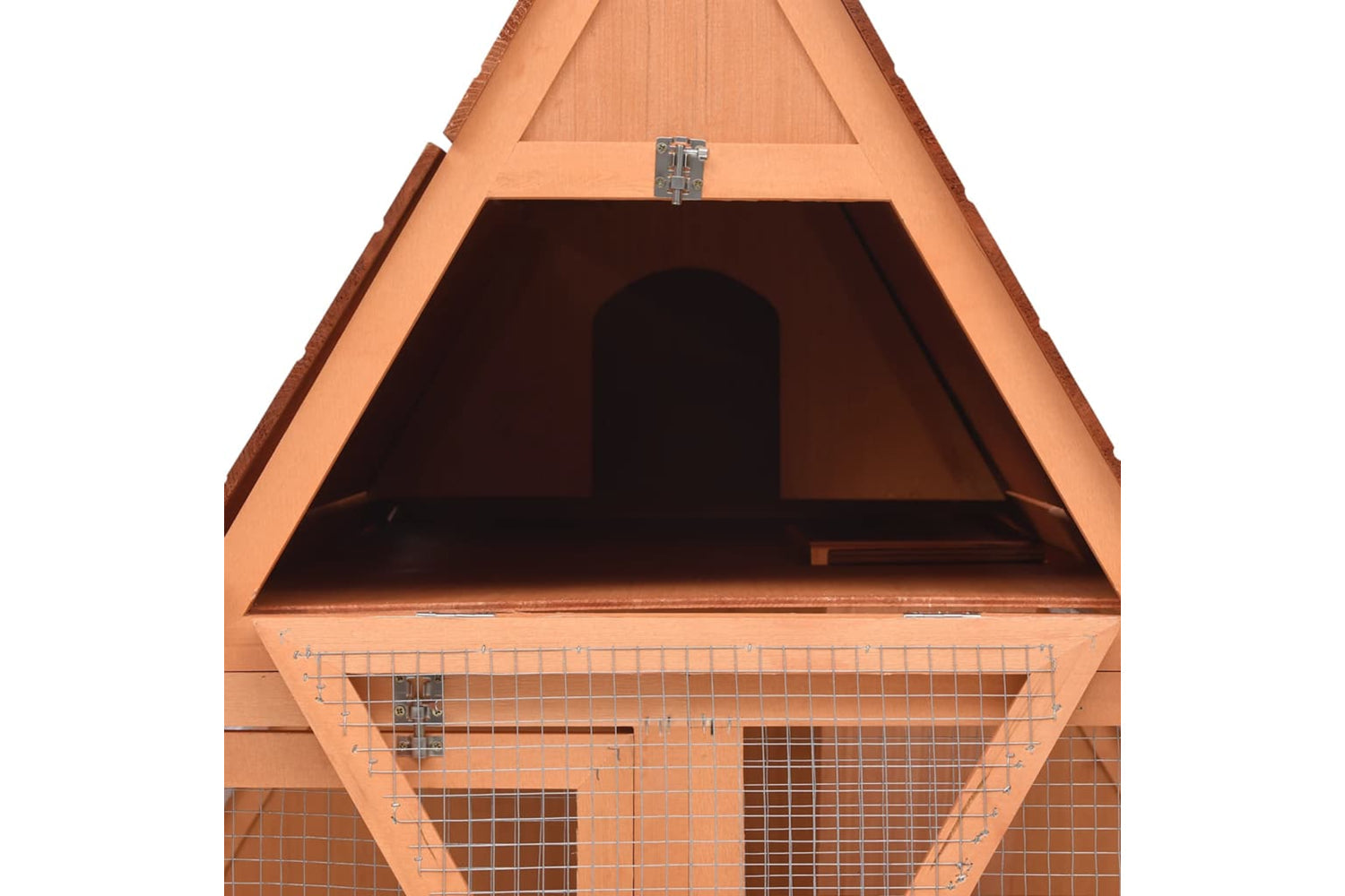 vidaXL 171458 Rabbit Hutch 152x127x109.5cm Solid Firwood-6